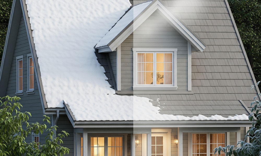 enhanced thermal performance due to protective roof coatings