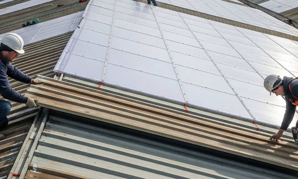 industrial commercial sheeting roofing