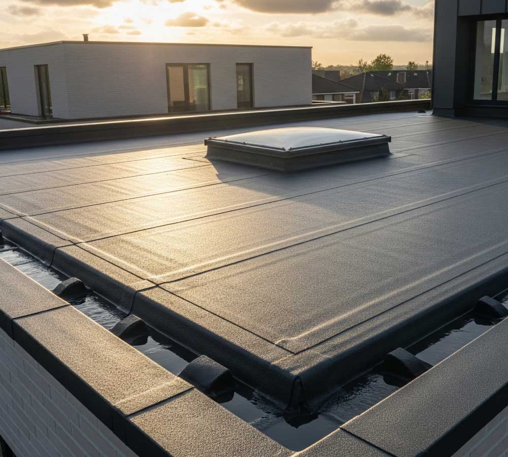 new epdm rubber flat roofs​ 2