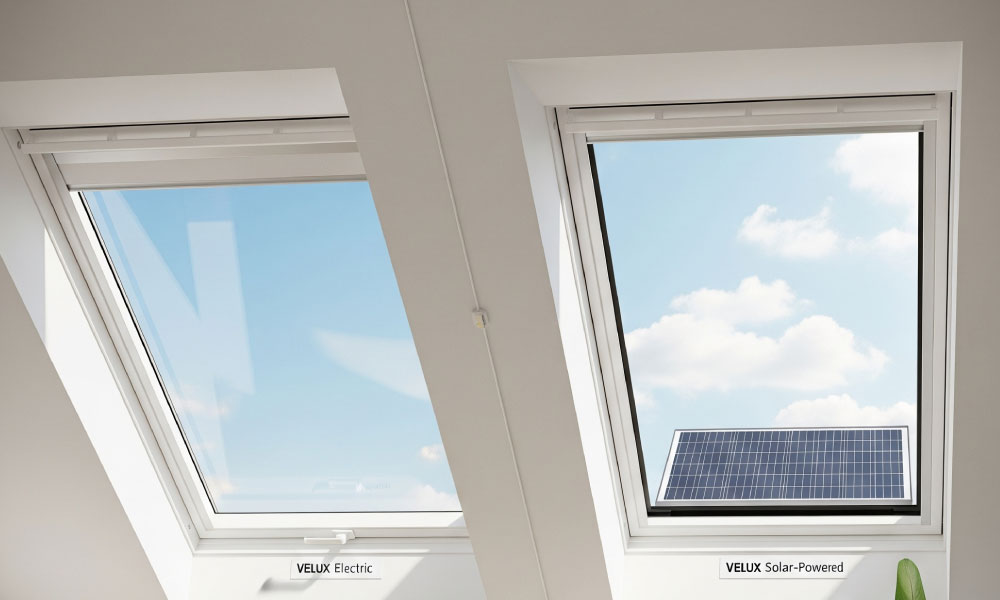 velux rooflight models we install electric & solar powered windows